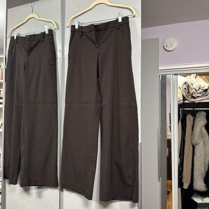 H&M Brown Tailored Trousers